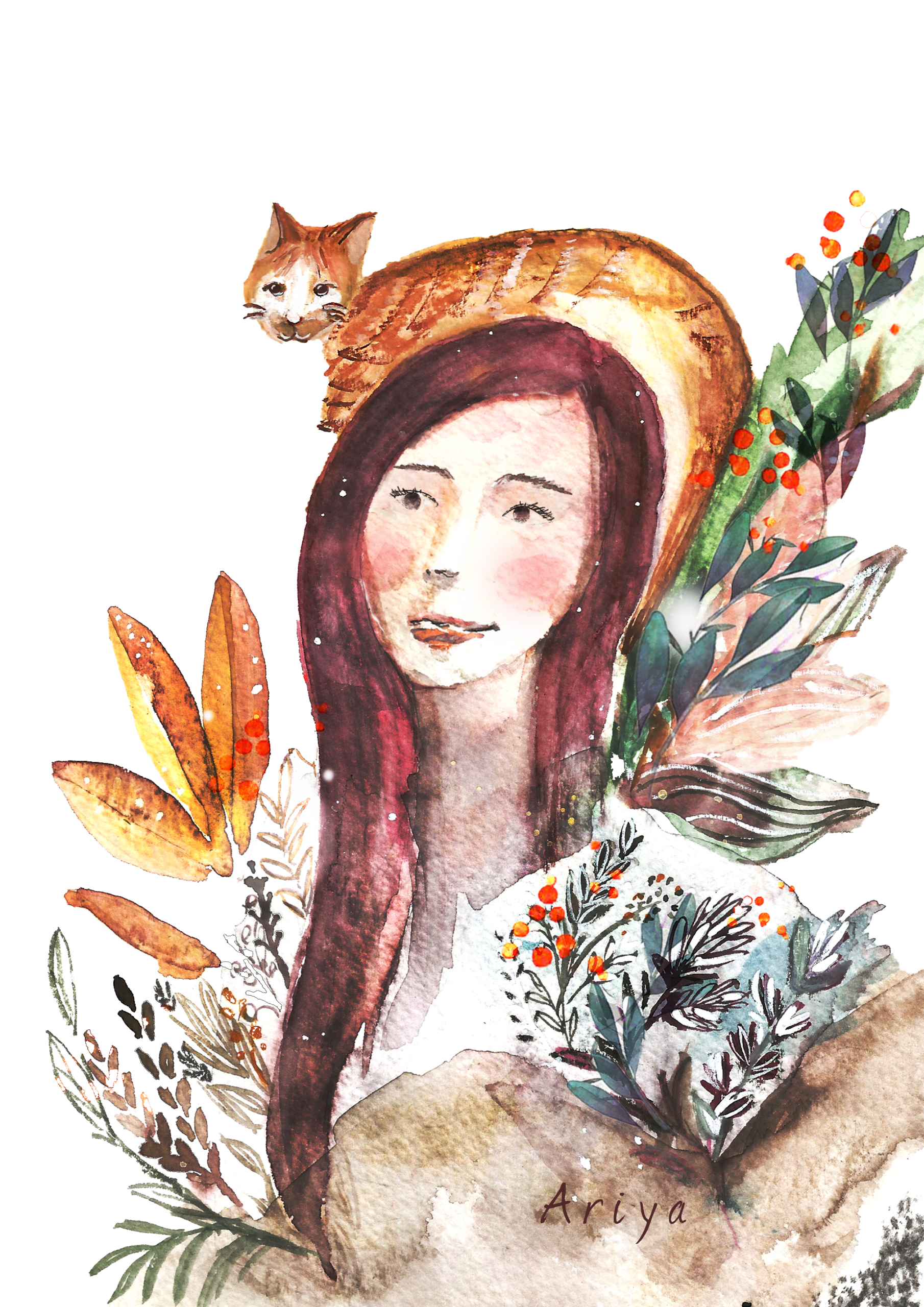 Hi 我是ariya 是個插畫部落客 透過文字和插畫分享生活中的美好 Ariya Wang